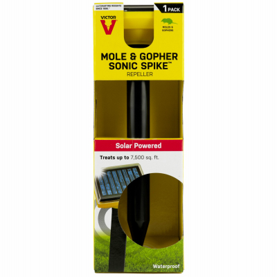 VICTOR M9014 Sonic Spike, 2.6 in L, Repels: Gophers, Moles