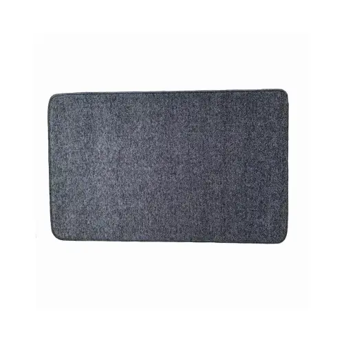 Floor Protection 2 ft. W X 3 ft. L Vinyl Gray Gray