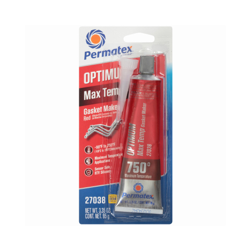 PERMATEX 27038 Gasket Maker Optimum Type-1 High Temperature 3.35 oz Red