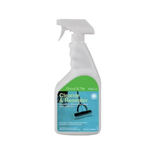 TileLab Cleaner and Resealer, 1 qt Spray Bottle, Fresh Citrus Clear