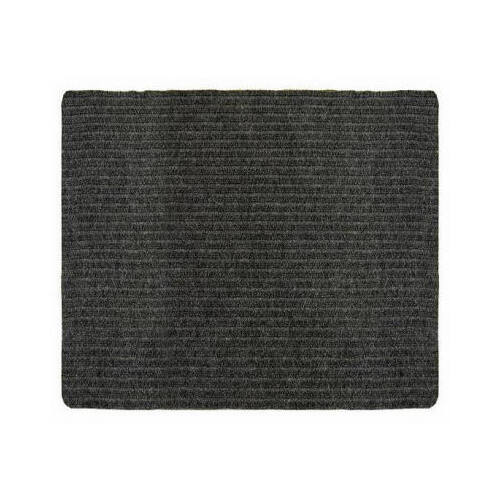 Utility Mat Concord 5 ft. L X 2 ft. W Charcoal Polyester/Vinyl Charcoal