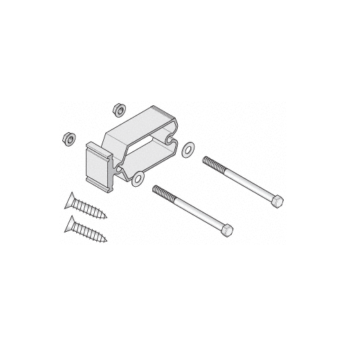 CRL-U.S. Aluminum AP538 Horizontal Jamb Mullion Shear Block and Bolt Package for Up to 2.91 PSI- 6/Pk