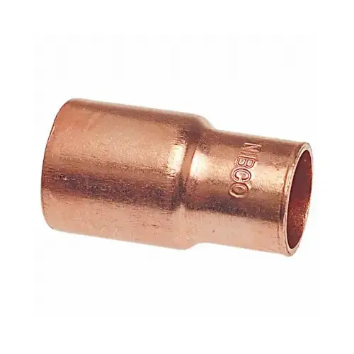 Reducing Coupling 1" Sweat in. T X 3/4" D Sweat in. Copper