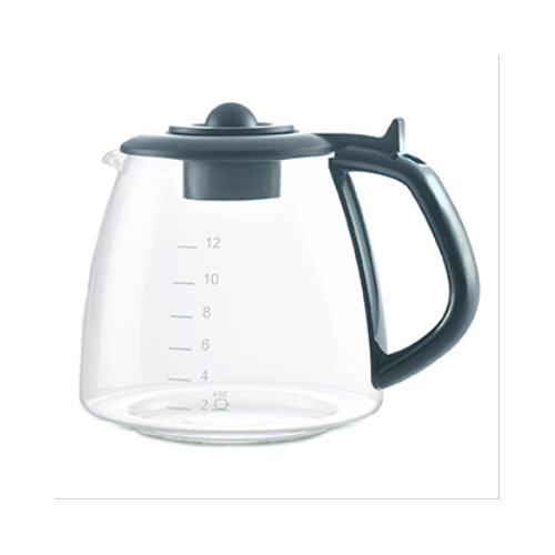 Medelco GL312BK Carafe Cafe Brew Clear Glass Clear