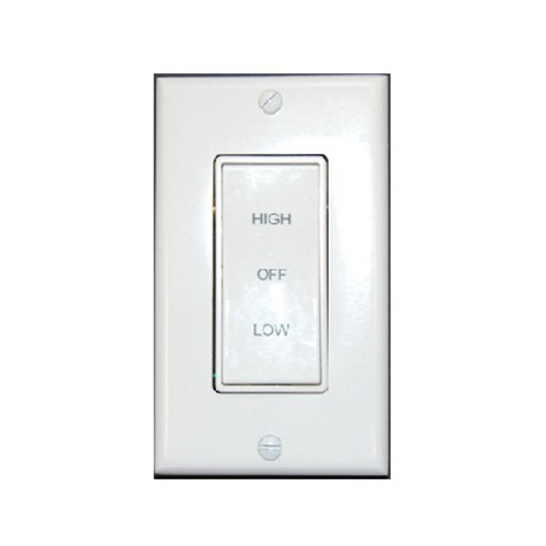 Air Vent 58030 Wall Switch White Plastic White