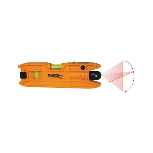 Torpedo Laser Level, 7 in L, 3-Vial, Magnetic, Plastic