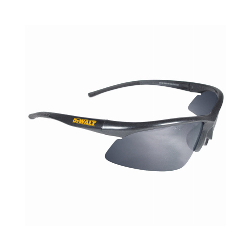 Safety Glasses, Scratch-Resistant Lens, Polycarbonate Lens, Full Frame, Nylon Frame, Black Frame