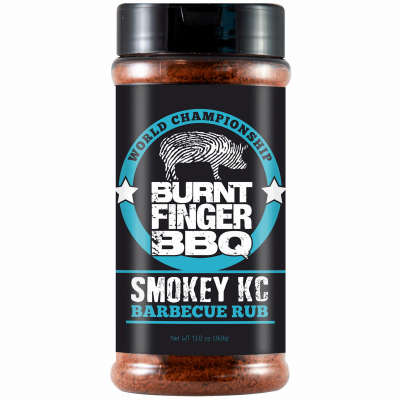 OLD WORLD SPICES & SEASONINGS OW85551 Burnt Finger BBQ Smokey Kansas City All-Purpose Rub, 13 oz