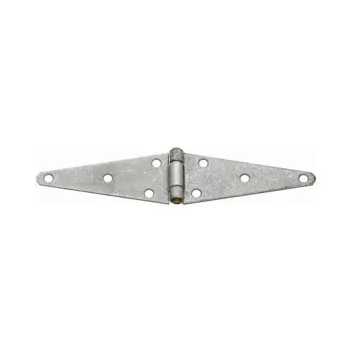 Strap Hinge, 2.43 in W Frame Leaf, Steel, Screw Mounting, 20 lb Galvanized