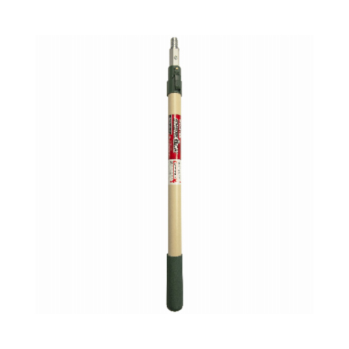 Wooster R054 Extension Pole Sherlock Telescoping 2-4 ft. L X 1.5" D Aluminum/Fiberglass Beige/Green Beige/Green