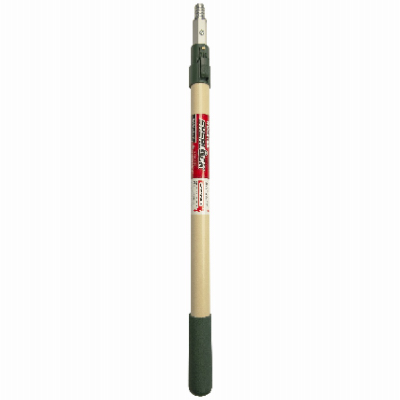 Wooster R054 Extension Pole Sherlock Telescoping 2-4 ft. L X 1.5" D Aluminum/Fiberglass Beige/Green Beige/Green