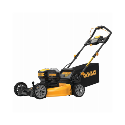 Brushless Mower, 10 Ah, 20 V Battery, Lithium-Ion Battery, 21-1/2 in W Cutting