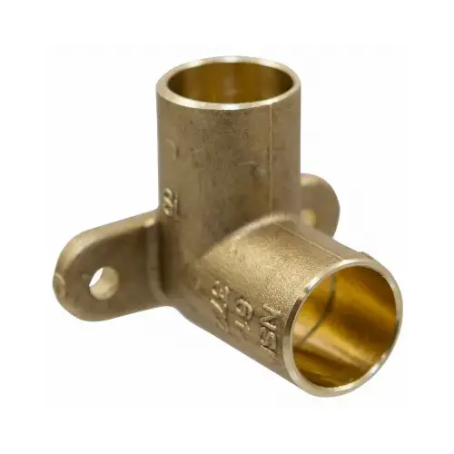 1/2 In. CxC 90 Deg. Low Lead Drop Ear Copper Elbow (1/4 Bend)