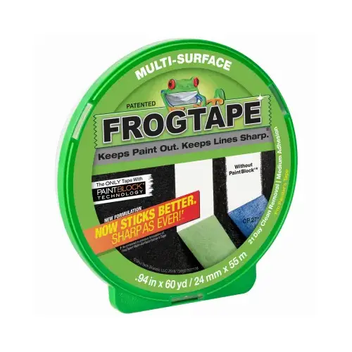 Painter's Tape 0.94" W X 60 yd L Green Medium Strength Green