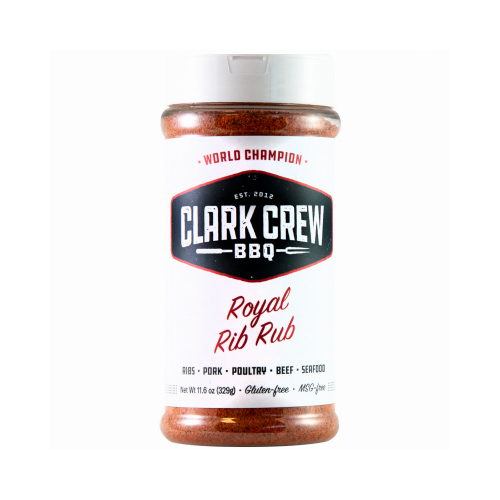 Clark Crew BBQ Royal Rib Rub, 11.6 oz - pack of 6