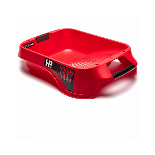 Handy 7500-CC Paint Tray, 9 in W, 1 gal Capacity, Plastic, Red