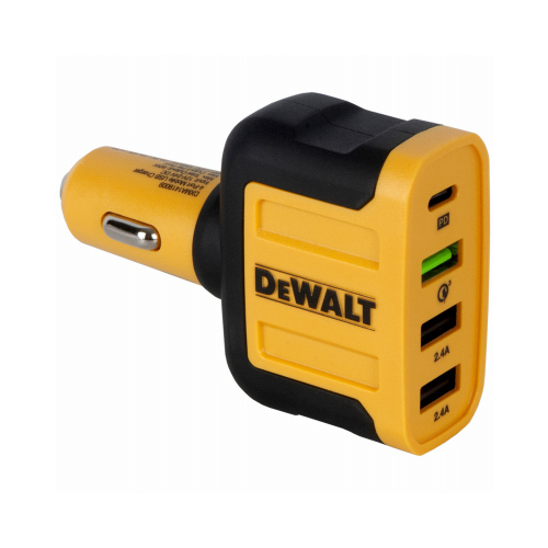 DEWALT 141 9009 DW2 USB Charger, 2.4 A Charge, Black