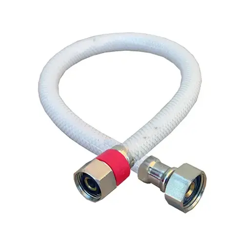 PolyFlex Connector 1/2" Compression X 1/2" D FIP 20" Vinyl