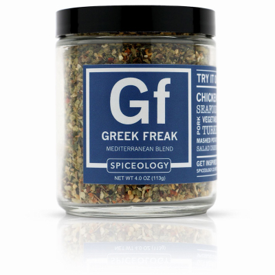 Spiceology 10022 Seasoning Rub Greek Freak Mediterranean Blend 4 oz