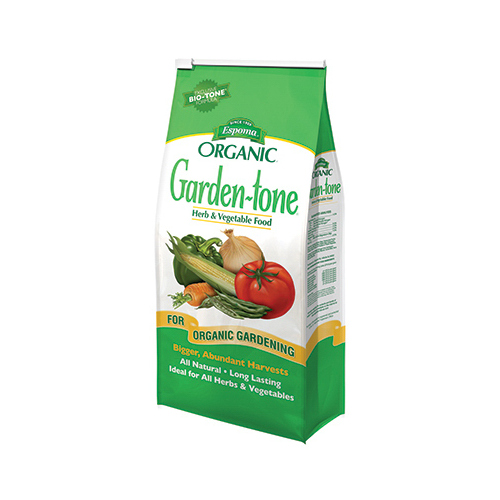 Espoma 003186 Garden-tone Plant Food, 18 lb Bag, Granular, 3-4-4 N-P-K Ratio