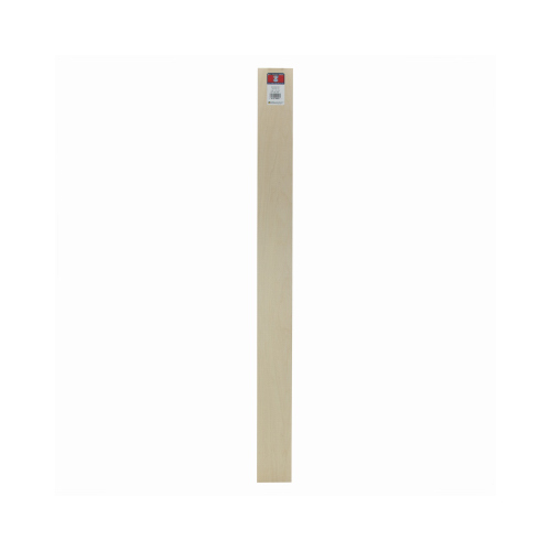 Midwest Products 5004 Basswood Sheet, 36 in L, 4 in W, 1/8 in Thick
