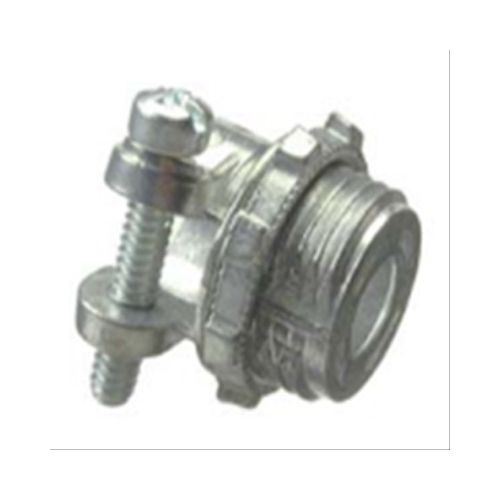 Squeeze Connector 3/8" D Zinc For AC, FC and FMC