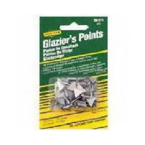 Glazier Point, Zinc - pack of 50