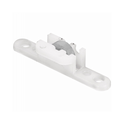 G 3038 Roller Assembly, 3/8 in W, 1/4 in L, Nylon/Steel, White - pack of 4