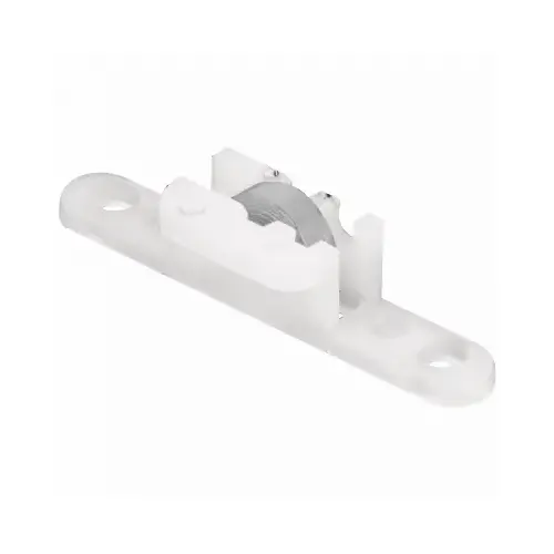 G 3038 Roller Assembly, 3/8 in W, 1/4 in L, Nylon/Steel, White - pack of 24