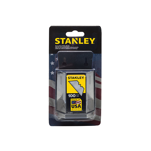 Blade Dispenser with Blades Steel Heavy Duty 2.4" L Silver