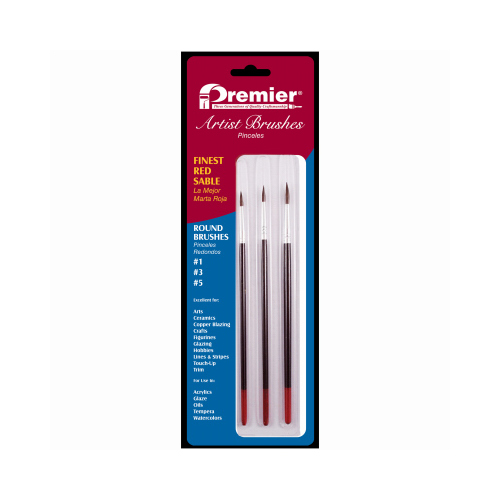 Premier AR10103 Artist Paint Brush Set Z-Pro Round