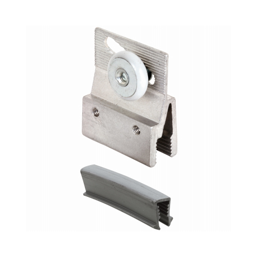 Sliding Frameless Shower Door Roller Assembly, Aluminum Pair