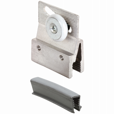 Prime-Line M 6145 Shower Door Top Bracket, Aluminum, For: Frameless Shower Doors Pair