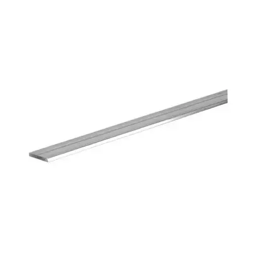 Aluminum Flat Bar 0.0625" T X 1.25" W X 3 ft. L Weldable Mill