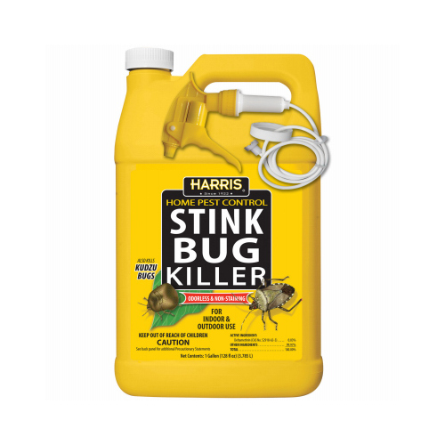 Harris STINK-128 Stink Bug Killer, Liquid, Spray Application, 1 gal