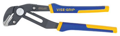 Irwin 4935096 Groove Lock Plier, 10 in OAL, 2-1/4 in Jaw Opening, Blue/Yellow Handle, Cushion-Grip Handle