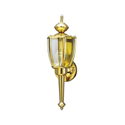 Wall Lantern Polished Brass LED Polished Brass