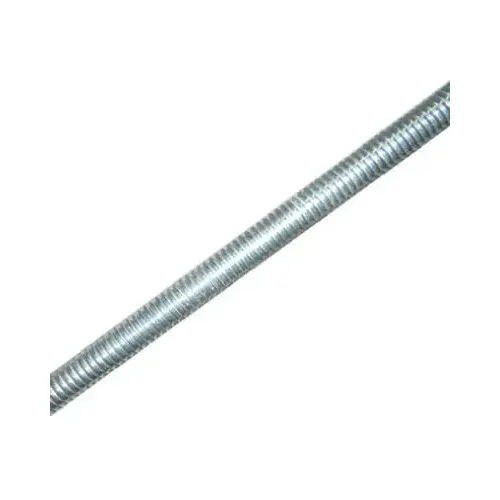 Threaded Rod 1/4-20" D X 12" L Steel Zinc-Plated - pack of 5