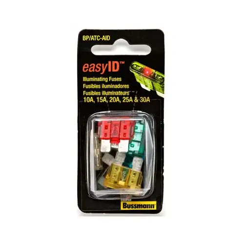 Blade Fuse Assortment EasyID 30 amps ATC Assorted Assorted