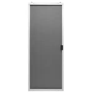 Precision 80-3/4 in. H X 36 in. W Breezeway Gray Steel Adjustable Sliding Screen Door Precision 80-3/4 in. H X 36 in. W Breezeway Gray Steel Adjustable Sliding Screen Door