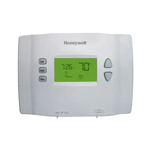 Programmable Thermostat, +/-1 deg F Control White