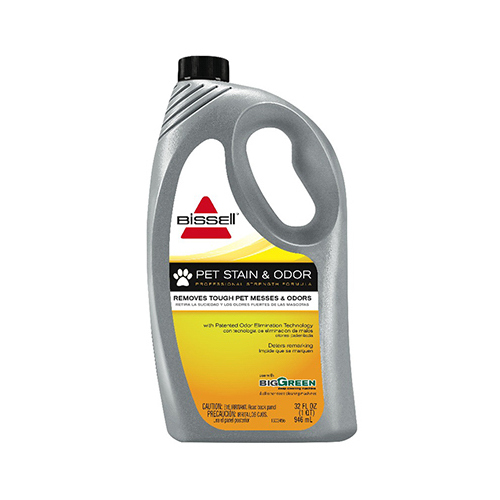 Carpet Cleaner, 32 oz Bottle, Liquid, Characteristic, Pale Yellow - pack of 6