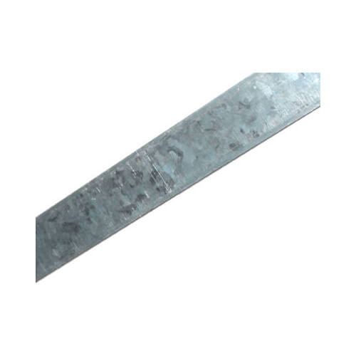 Boltmaster 11089 Flat Bar 0.125" X 0.75" W X 48" L Galvanized Steel Silver