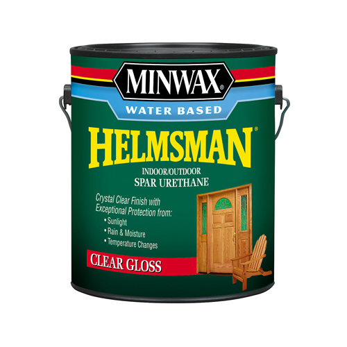 Helmsman 0000 Spar Urethane Paint, Gloss, Liquid, Crystal Clear, 1 gal, Can - pack of 2