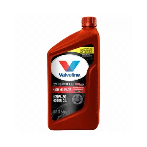 Synthetic Blend Motor Oil, 5W-30, 1 qt Bottle - pack of 6