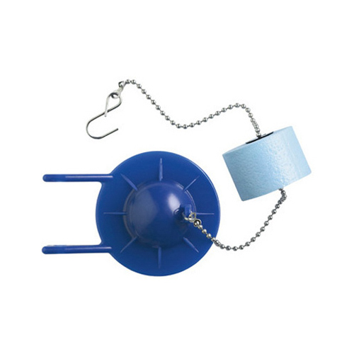 2 in. Blue Toilet Flapper with Float Used in Various Toilets