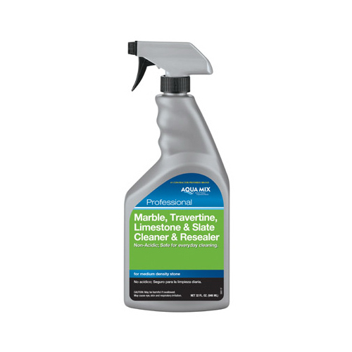 CUSTOM BUILDING PRODUCTS, INC. AMMCRQT Cleaner and Resealer, 1 qt Spray Bottle, Liquid, Characteristic, Clear