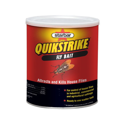 QuikStrike Fly Bait, Granular, Fish, 5 lb Can