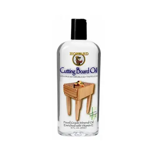 Cutting Board Oil, 12 oz Bottle, Light Tan, Gel