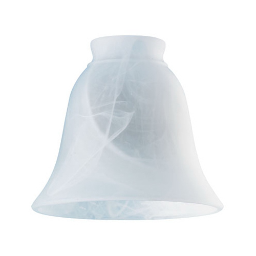 Ceiling Fan Light Shade, Milky White Glass, 4-3/4 In.